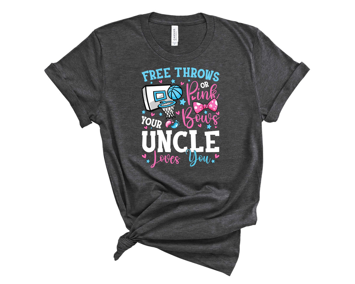 Free Throws Or Pink Bows Uncle Loves You - Transfer