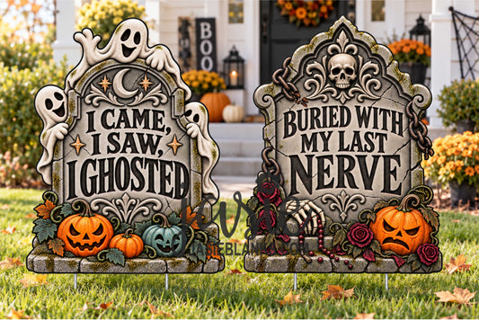 Funny Halloween Tombstones 1