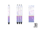 Pen Wrap-Half Marble Half Glitter