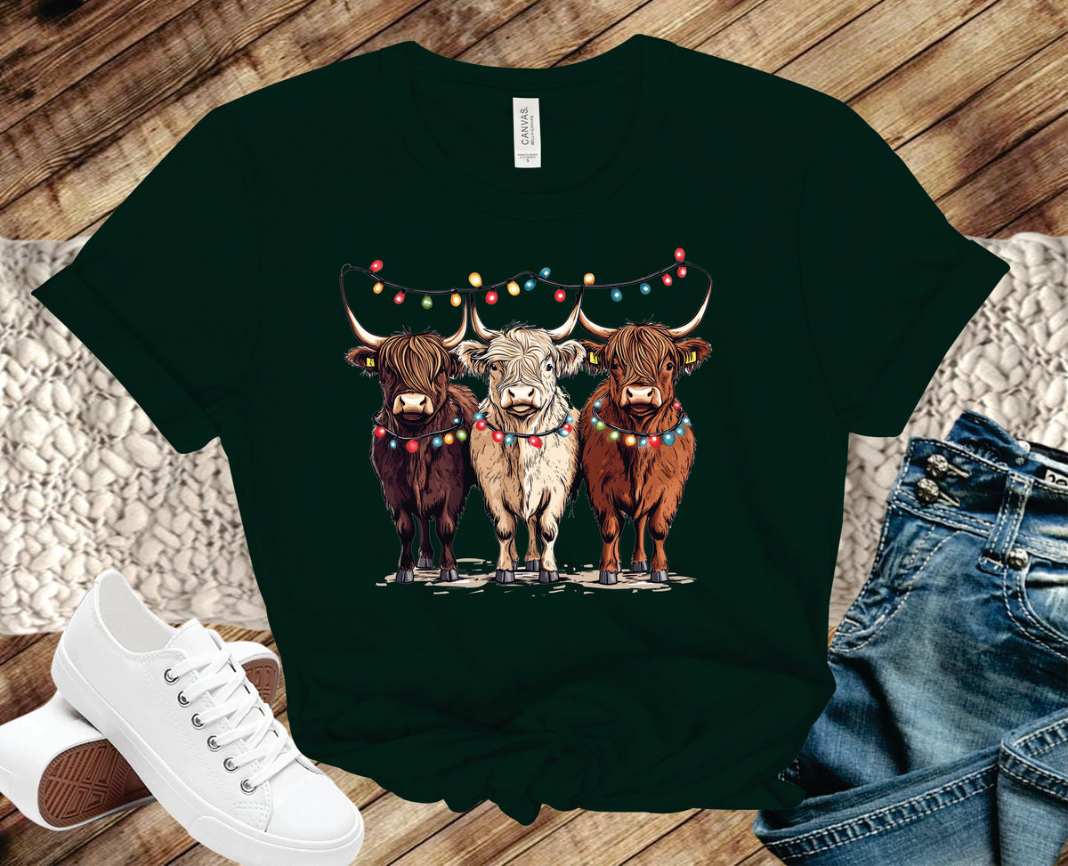 Highland Cows Lights - Transfer