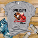Hot Mess Always Stressed Baseball MAma - Transfer
