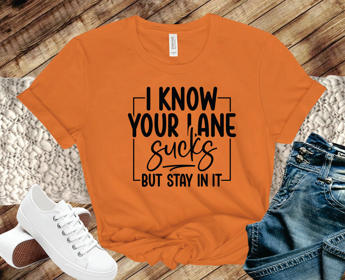 I Know Your Lane Sucks But Stay In It - Transfer