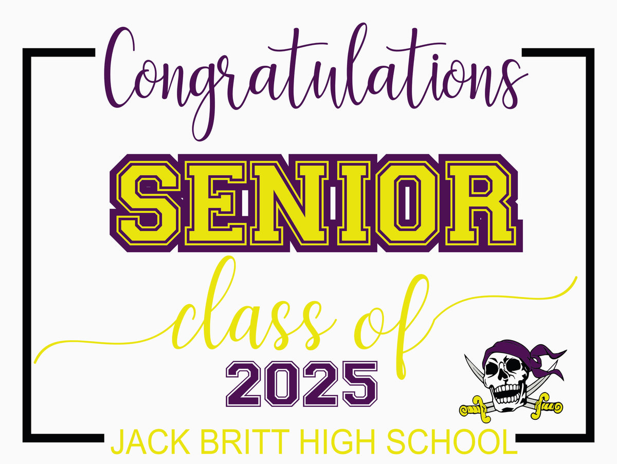 Senior of 2026 Yard signs