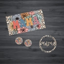 Leopard Floral Mama Car Kit