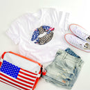 Leopard USA Lips- Transfer