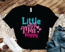Little Miss Hoppy Pink - Transfer