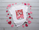 Love Like Jesus Coquette Stacked - Transfer