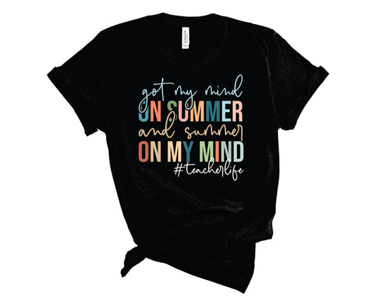 Mind On Summer Teacher Life - Transfer