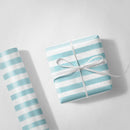 Mint Green Stripes Wrapping Paper