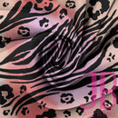 Neon Mixed Fabric-Orange