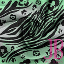 Neon Mixed Fabric-Green