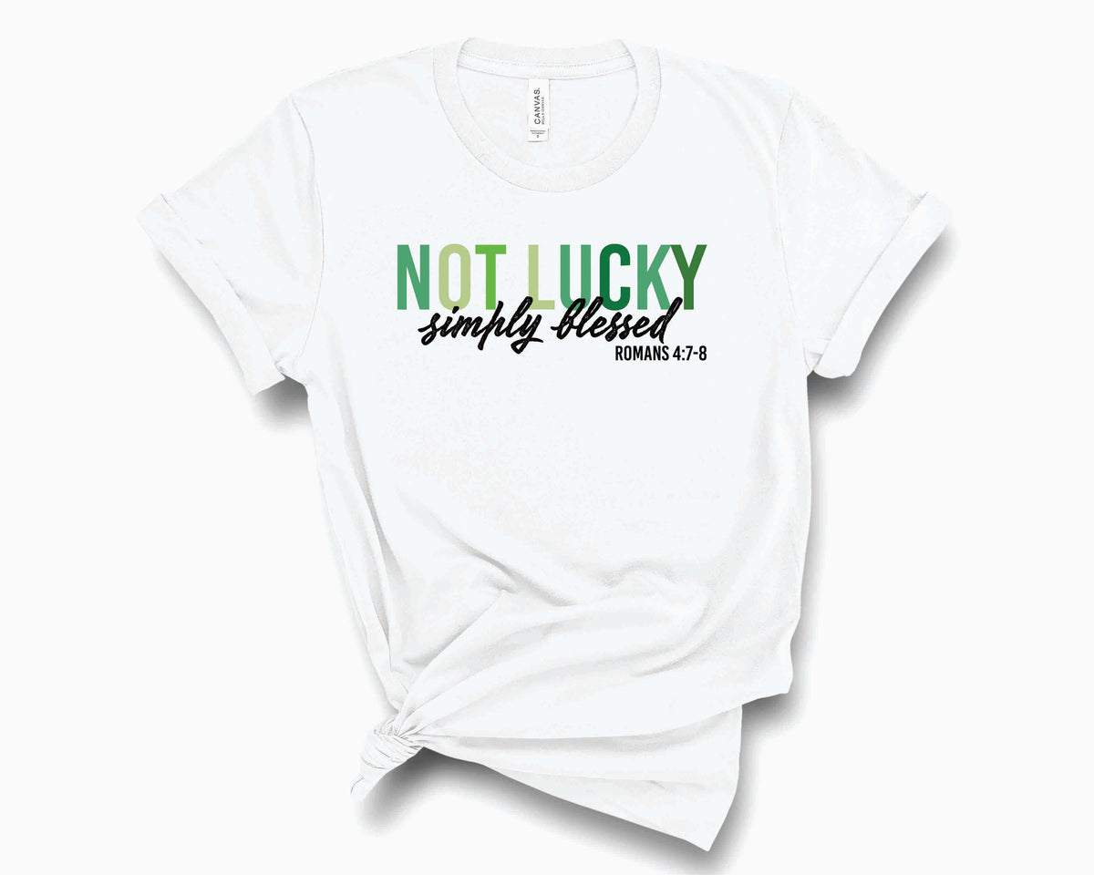 Not Lucky Simply Blessed - Transfer