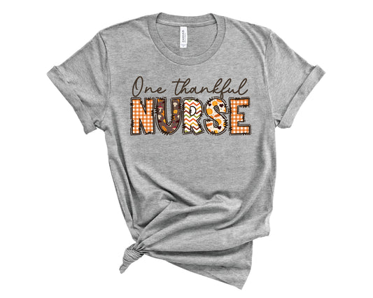 One Thankful Nurse Doodle- Transfer