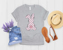 Pink Checkered Bunny - Transfer
