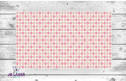 Pink Donut - Patterned Material