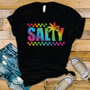 Rainbow Checkered Salty - Transfer