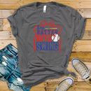 Retro Baseball Batter Batter Swing - Transfer