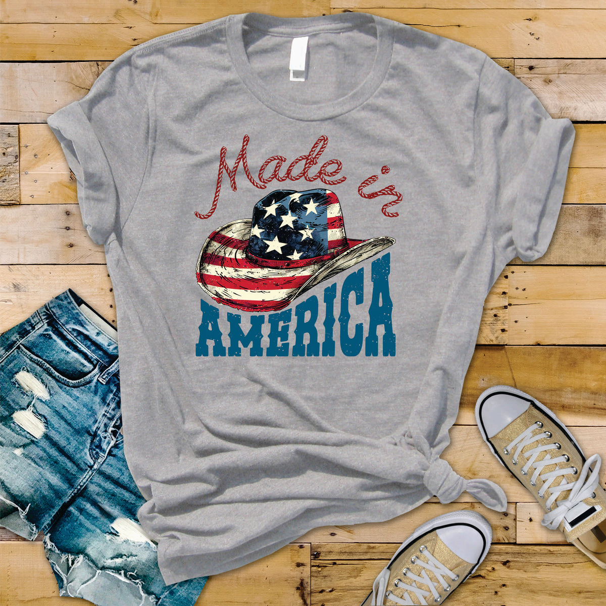 Rustic Made In America - Transfer