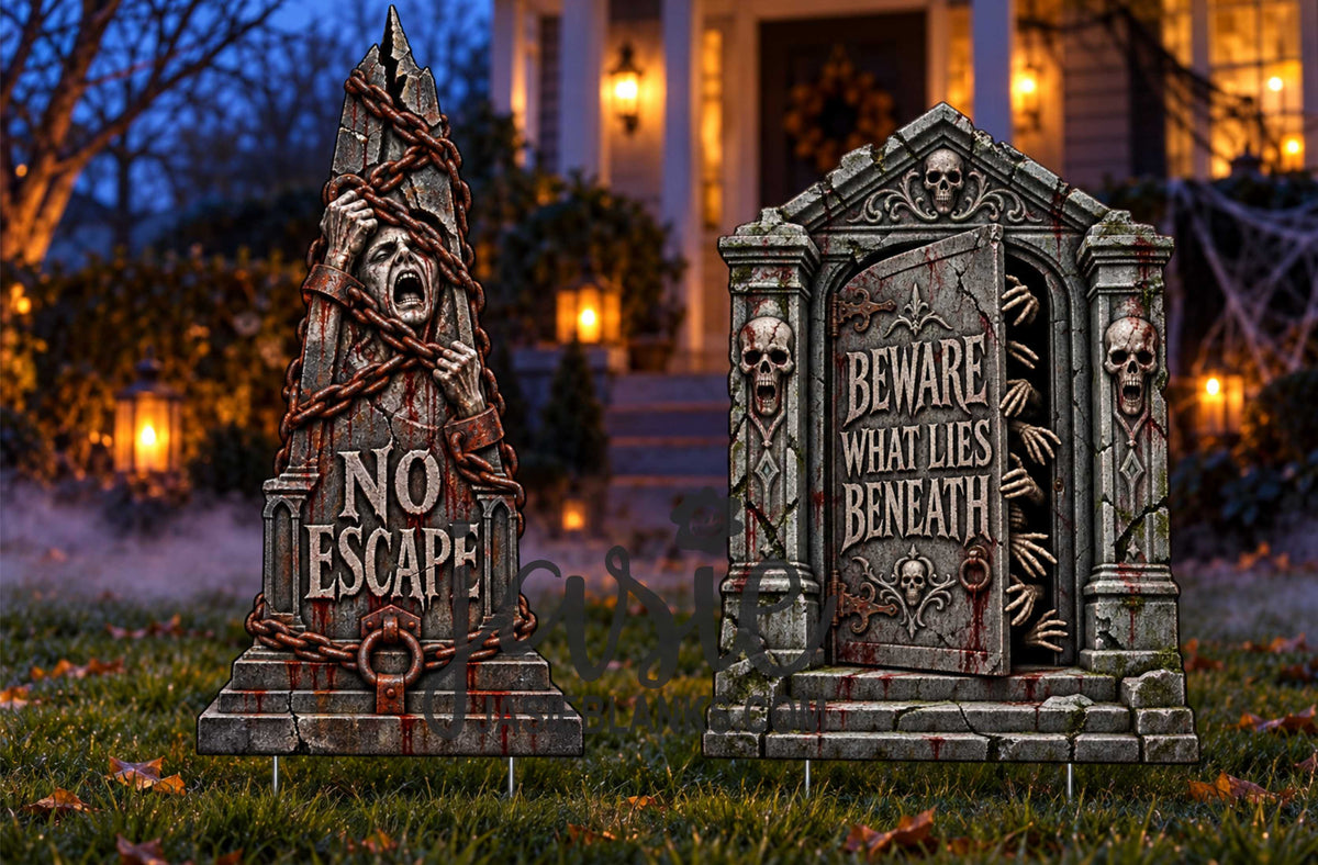Scary Halloween Tombstones 3