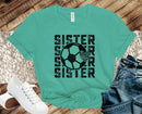 Soccer Sister Leopard Heart - Transfer