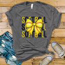Softball With Bow - Transfer