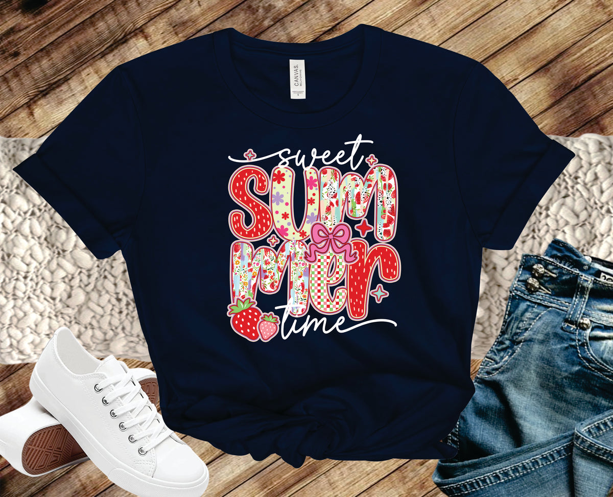 Sweet Summer Time Strawberries- Transfer