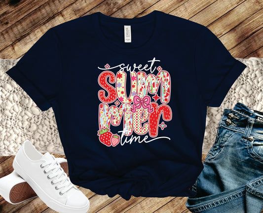 Sweet Summer Time Strawberries- Transfer