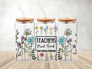 Teacher's Plant Seeds Floral - UV DTF Wrap