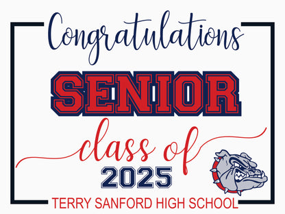 Senior of 2026 Yard signs