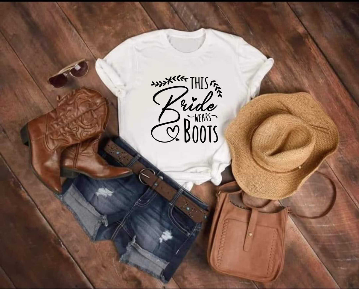 This Bride Wears Boots- Transfer