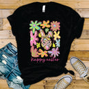 Vibrant Happy Easter Bubble Gum Bunny - Transfer