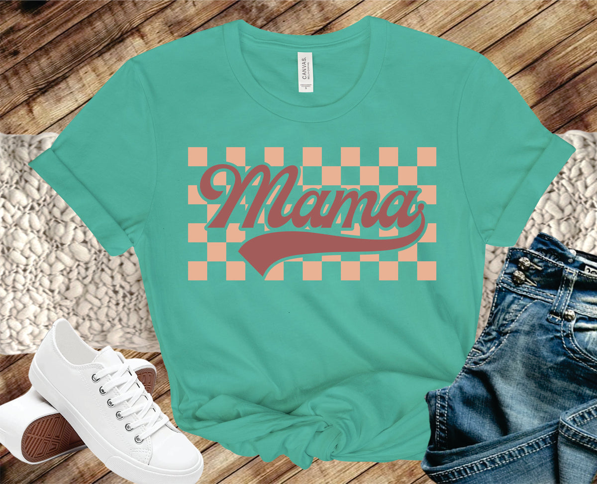 Vintage MAMA Checkered - Transfer
