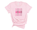 XOXO Stacked Pink & Maroon - Transfer