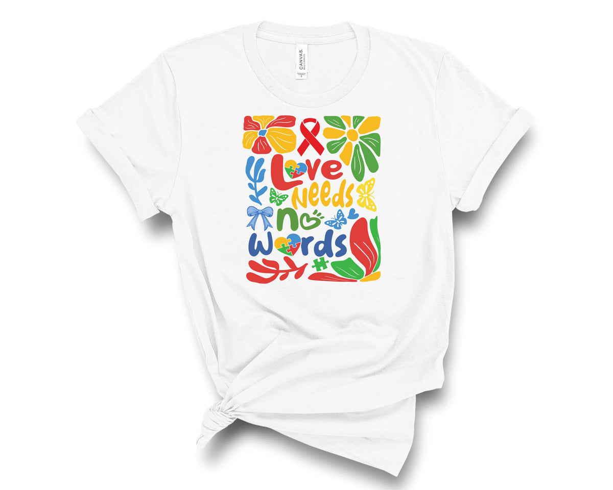 Boho Love Needs No Words - Transfer