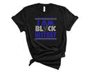 I Am Black History Blue Silver - Transfer