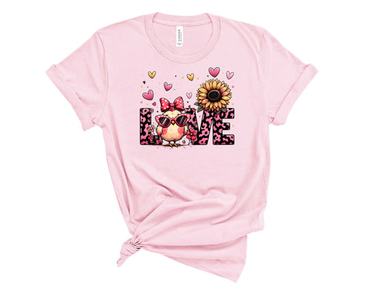 Love Leopard And Chick - Transfer