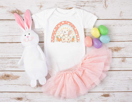 Peach Bunny Rainbow - Transfer