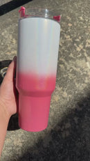 40oz Ombre Shimmer Sublimation Tumbler