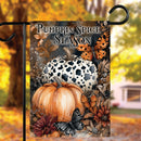 Pumpkin Spice Season Garden Flag