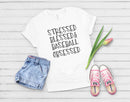 Stressed Blessed Baseball Obsessed - Transfer