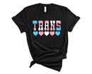 Trans- Striped w/ Hearts- Transfer