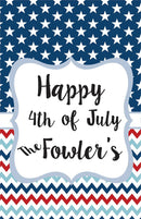 Garden Flags--- Star/Chevron Red/White/Blue