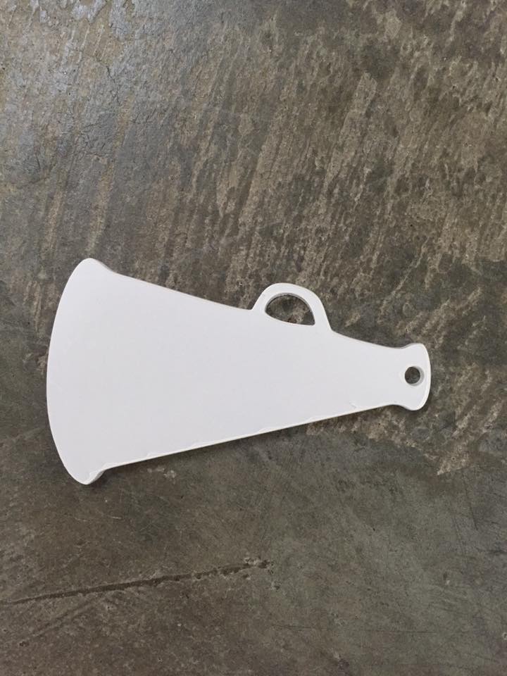 Acrylic MEGAPHONE Clear Keychains