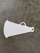 Acrylic MEGAPHONE Clear Keychains