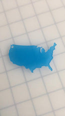 Acrylic USA Outline key chain
