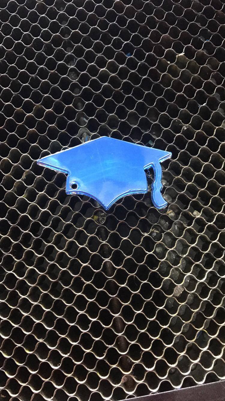 Acrylic graduation cap key chain