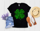 4 leaf leopard clover - St. Patrick's Day Transfer