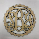 Scalloped Monogram