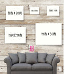 8in x 10in Custom Canvas