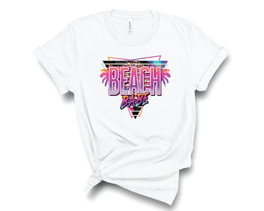 Beach Babe Neon Retro  -  Transfer